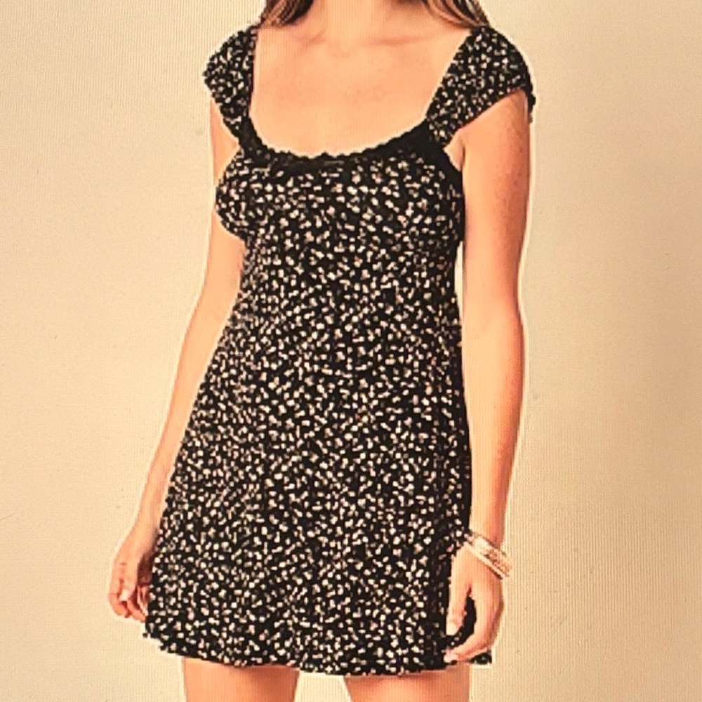 Arizona Juniors Short Sleeve Floral Babydoll Dress